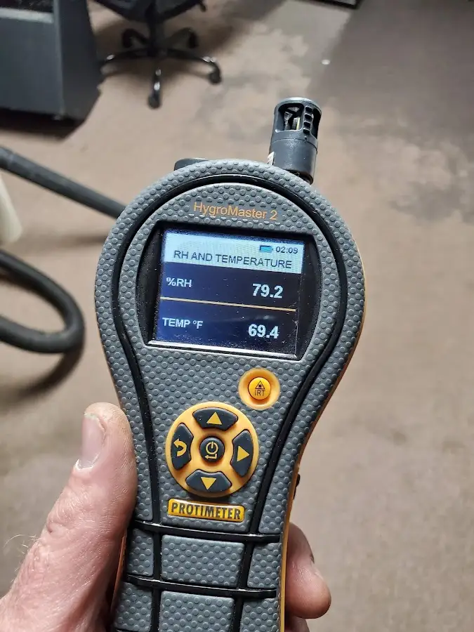 Moisture meter humidity assessment for Fire & Smoke Damage Restoration in Choctaw
